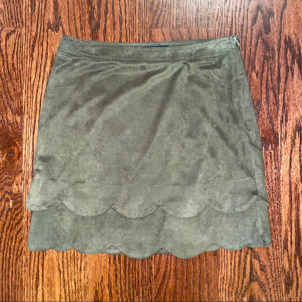 Suede Skirt